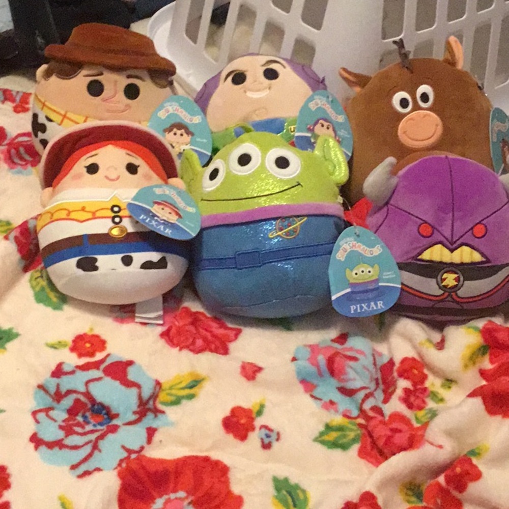New Toy Story Squishmallow Bundle woody, buzz, aliens, Jesse, bullseye, zurg.